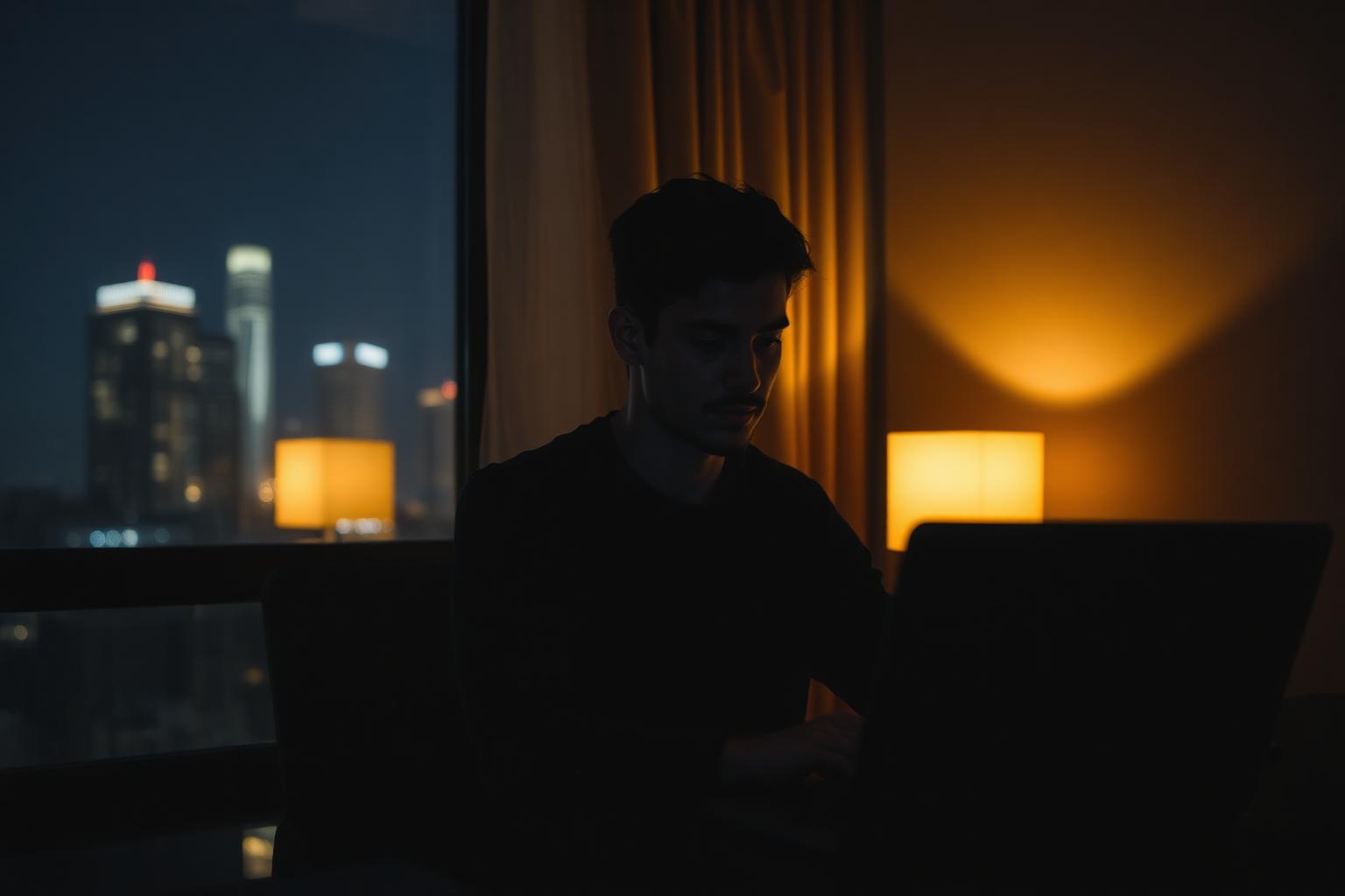 Lavoro digitale la sera